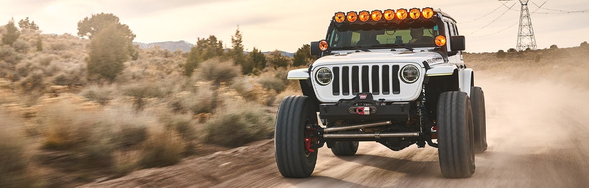 Jeep light bar mounts by generation