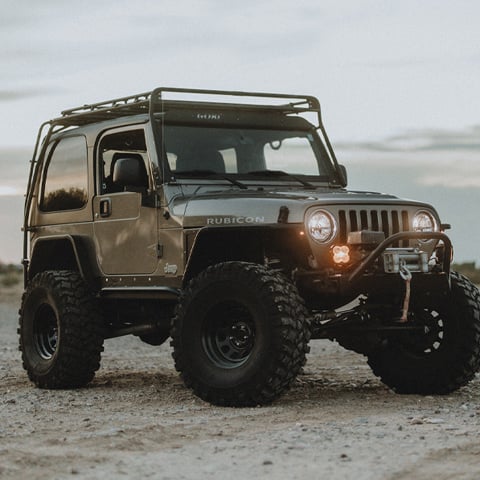 Wrangler TJ overhead and ditch light combo